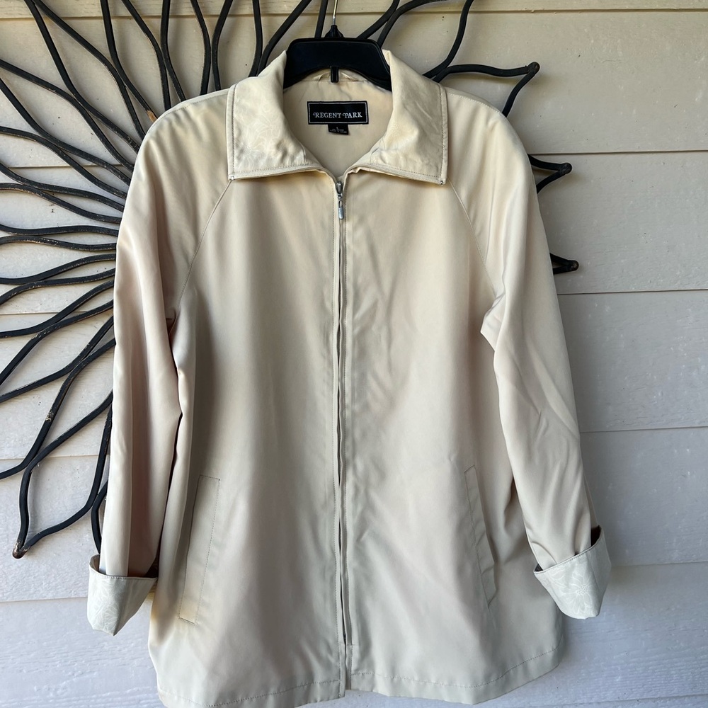 Chic Cream Trench Coat by Regent Park